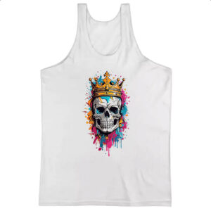 Camiseta Regata Caveira do cranio do rei
