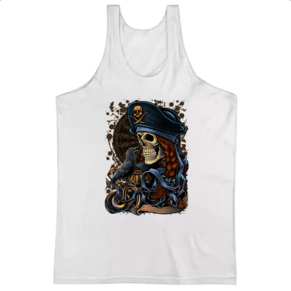 Camiseta Regata Caveira pirata