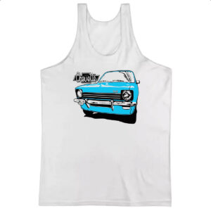 Camiseta Regata Chevette Azul primeira geracao