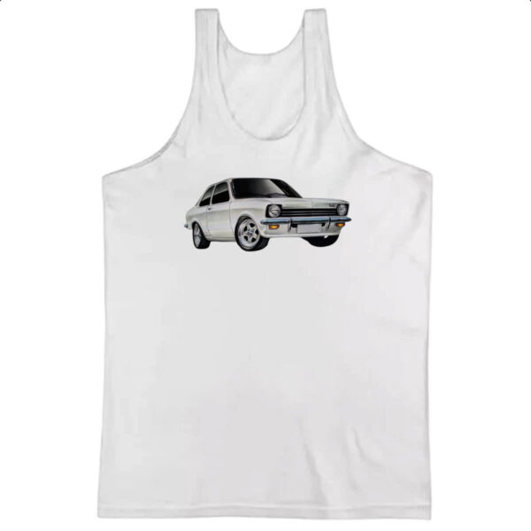 Camiseta Regata Chevette Tubarao Branco