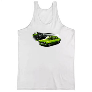 Camiseta Regata Chevette primeira geracao verde