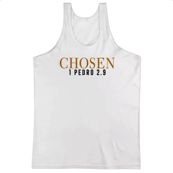 Camiseta Regata Chosen 1 Pedro 2.9 Biblia Jesus
