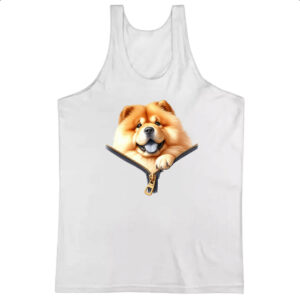 Camiseta Regata Chow Chow no Ziper