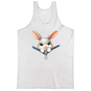 Camiseta Regata Coelho no ziper