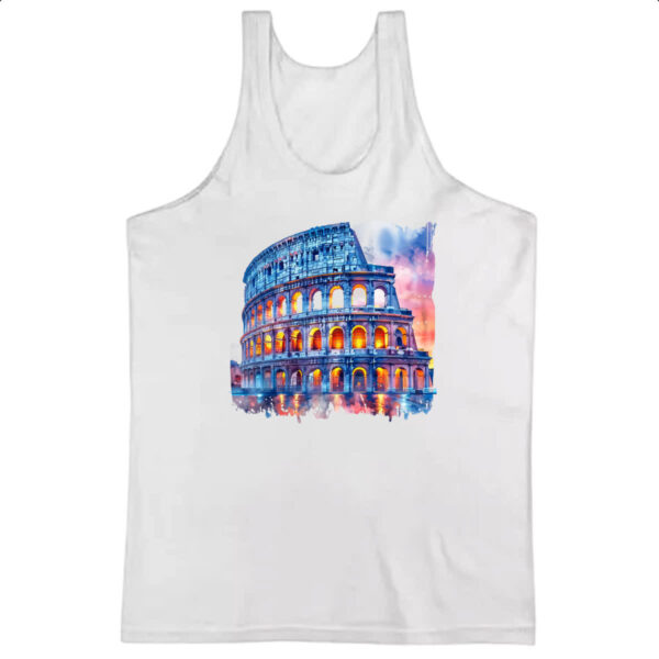 Camiseta Regata Coliseu watercolor
