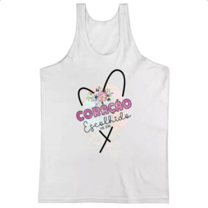 Camiseta Regata Coracao escolhido por Jesus