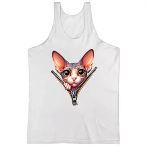 Camiseta Regata Cornish Rex no ziper