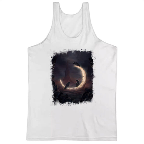 Camiseta Regata Corvos na lua