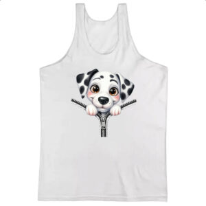 Camiseta Regata Dalmata no Ziper