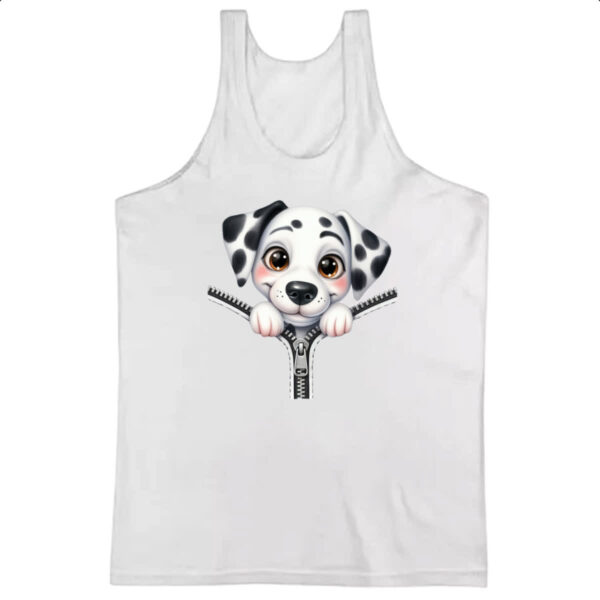 Camiseta Regata Dalmata no Ziper
