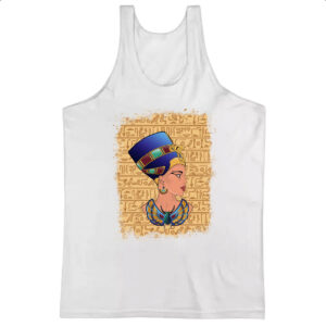 Camiseta Regata Deusa Nefertiti Ilustracao