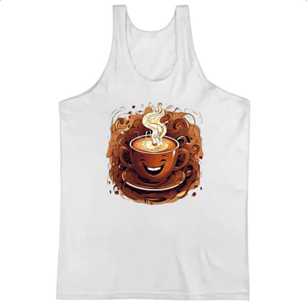 Camiseta Regata Alegria com cafe