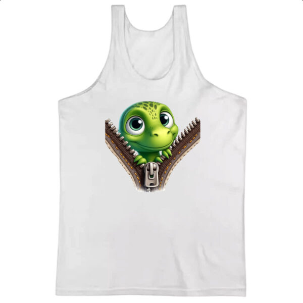 Camiseta Regata Dinossauro no ziper