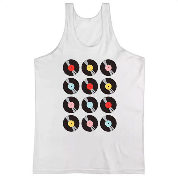 Camiseta Regata Disco de vinil nostalgia