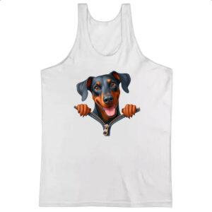 Camiseta Regata Dobermann no Ziper