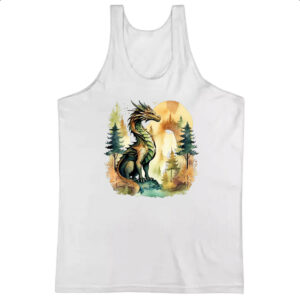 Camiseta Regata Dragao Floresta Sunset