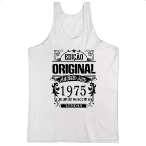 Camiseta Regata Edicao Original 1975