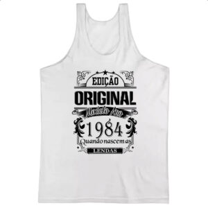 Camiseta Regata Edicao Original 1984