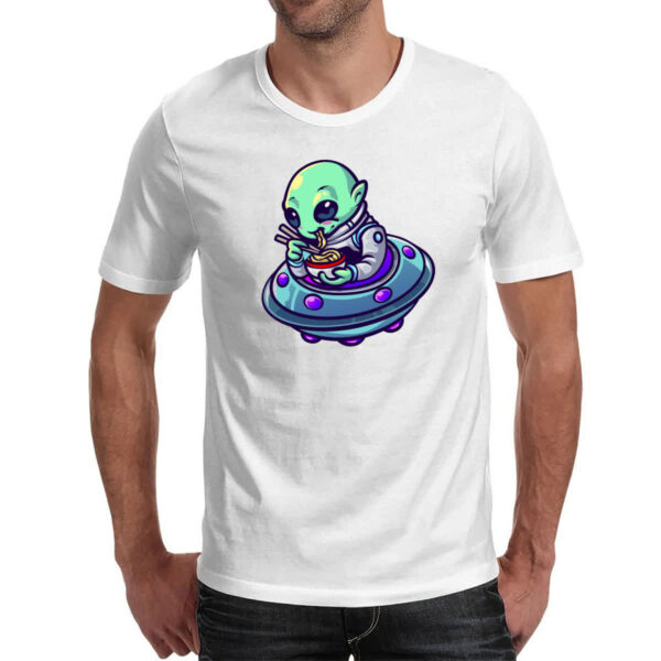Camiseta Unissex Alien lamen disco voador - Imagem 2