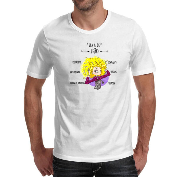 Camiseta Unissex Ela e de Leao - Imagem 2