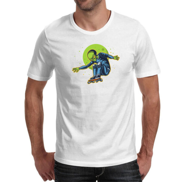 Camiseta Unissex Alien skatista - Imagem 2