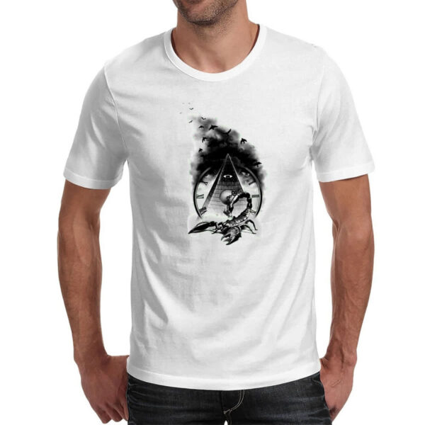 Camiseta Unissex Escorpiao Egipcio do Tempo - Imagem 2