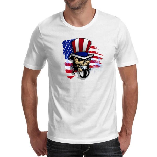 Camiseta Unissex American Skull - Imagem 2