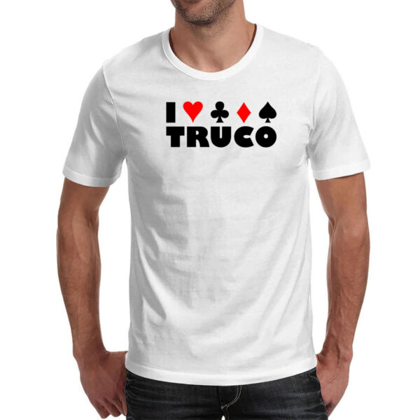 Camiseta Unissex Eu amo Truco - Imagem 2
