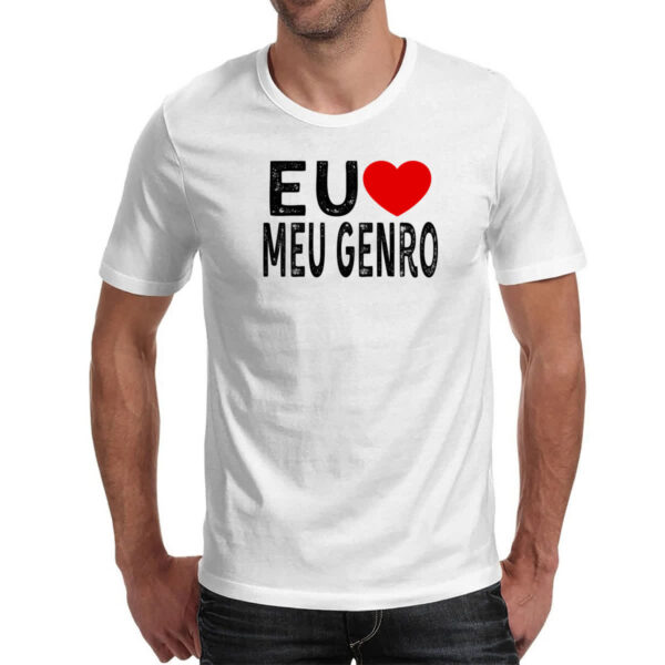Camiseta Unissex Eu love meu genro - Imagem 2