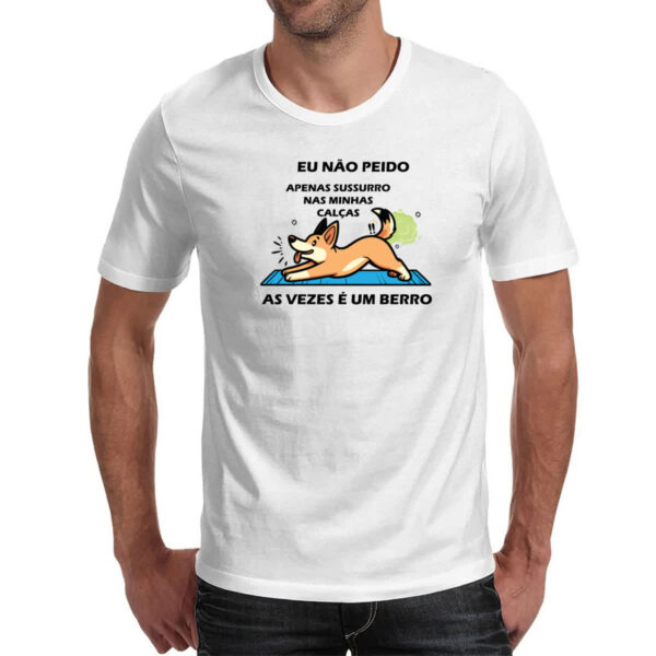 Camiseta Unissex Eu nao peido cachorro - Imagem 2