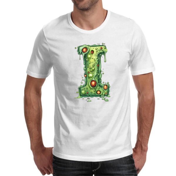Camiseta Unissex Zumbi Alfabeto Letra I - Imagem 2