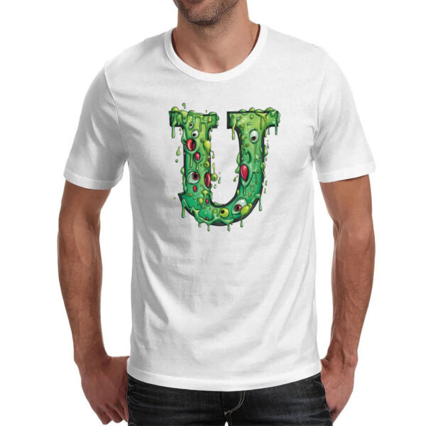 Camiseta Unissex Zumbi Alfabeto Letra U - Image 2