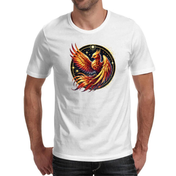 Camiseta Unissex Fenix circulo estelar - Imagem 2