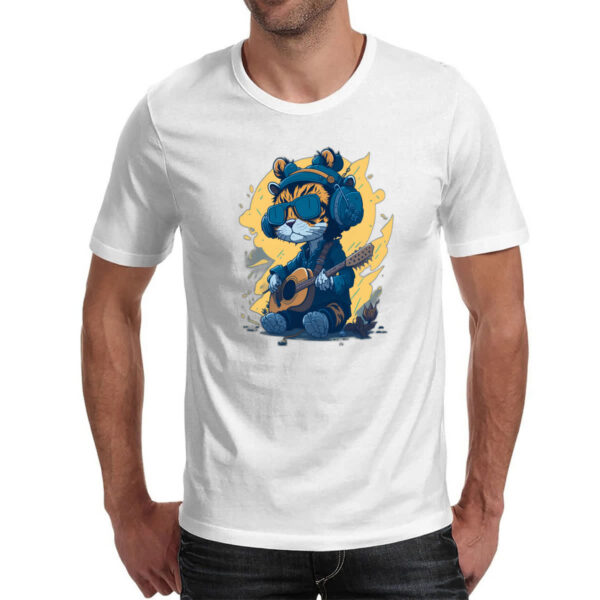 Camiseta Unissex Gato hippie - Imagem 2