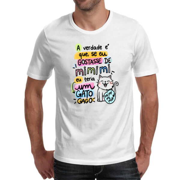 Camiseta Unissex Gato mi mi mi - Imagem 2