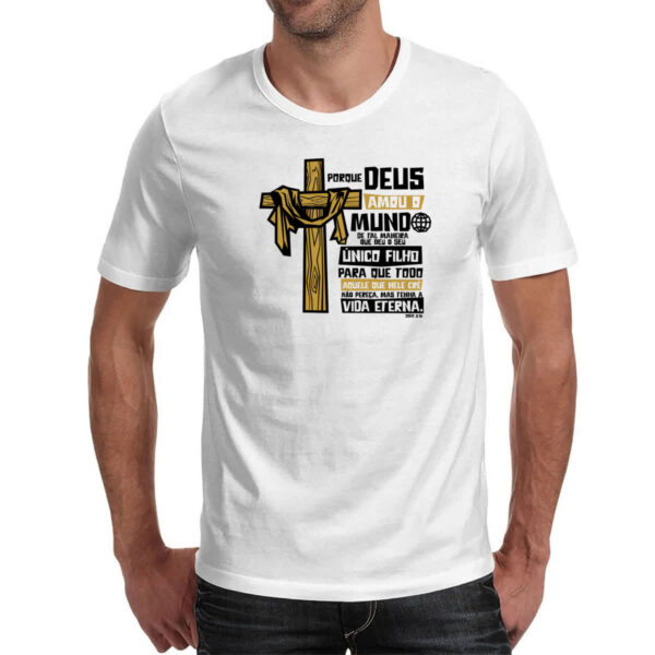 Camiseta Unissex Gospel Joao 3.16 - Imagem 2