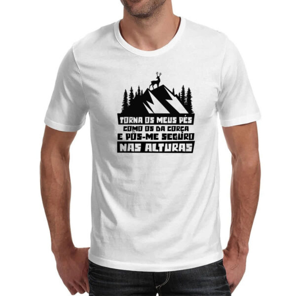 Camiseta Unissex Gospel Salmos 18.33.34 - Imagem 2