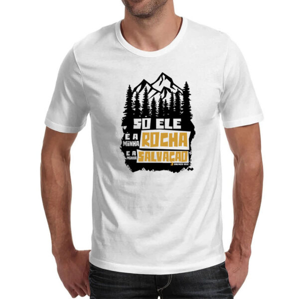 Camiseta Unissex Gospel Salmos 62.2 - Imagem 2