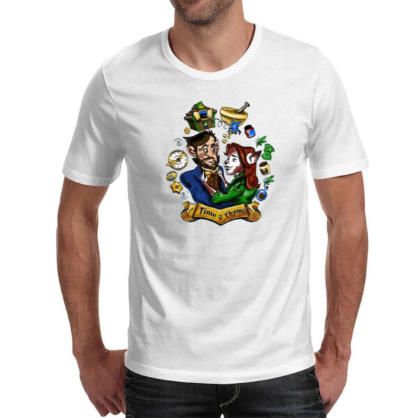 Camiseta Unissex Grimm Monroe e Rosalee Time e Thyme - Imagem 2