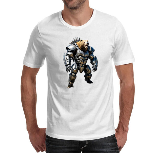 Camiseta Unissex Guerreiro Urso Cyborg - Imagem 2