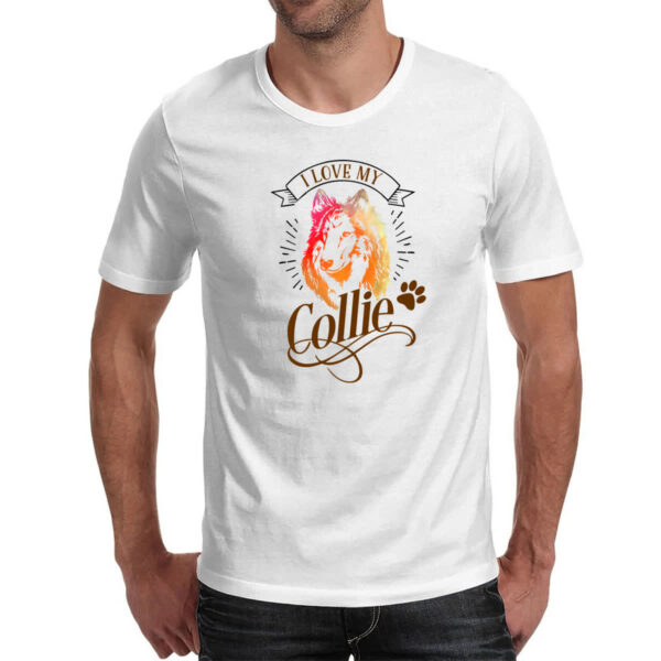 Camiseta Unissex I love my Collie - Imagem 2