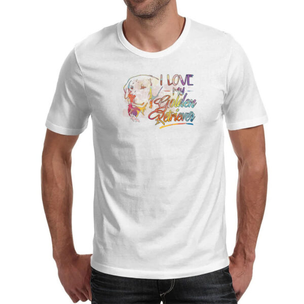 Camiseta Unissex I love my Golden Retriever - Imagem 2