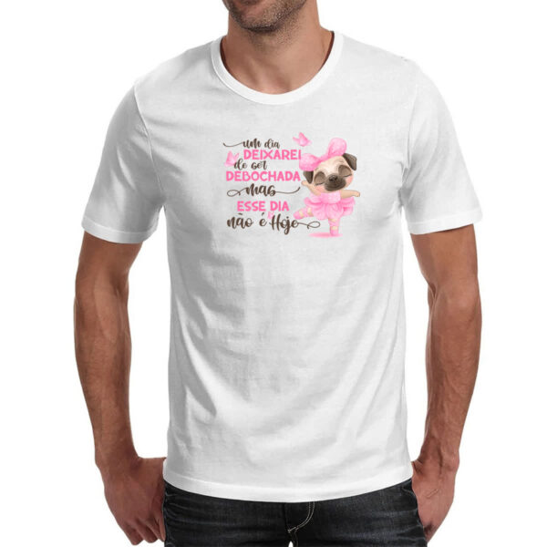 Camiseta Unissex Ironico Um dia deixarei de ser debochada - Imagem 2