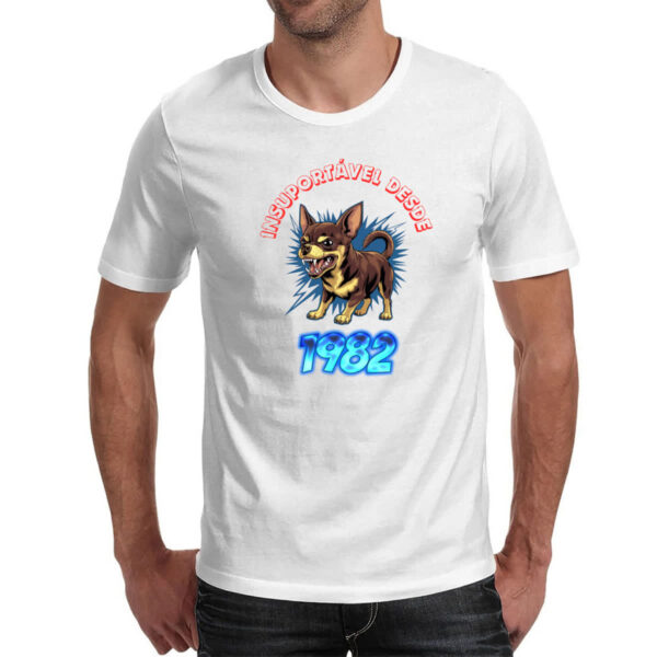 Camiseta Unissex Insuportavel desde 1982 - Imagem 2