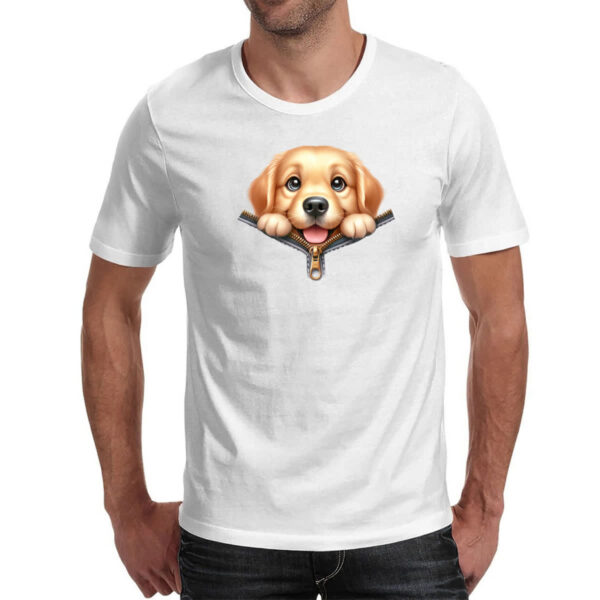 Camiseta Unissex Labrador Retriever no Ziper - Imagem 2