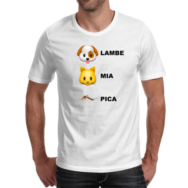 Camiseta Unissex Lambe mia e pica - Imagem 2