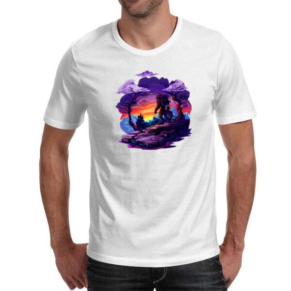 Camiseta Unissex Leao guerreiro noturno - Imagem 2