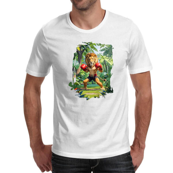 Camiseta Unissex Leao pugilista - Imagem 2