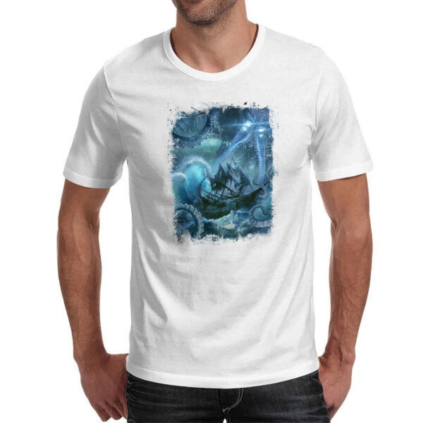 Camiseta Unissex Lendas do Mar Kraken 03 - Imagem 2