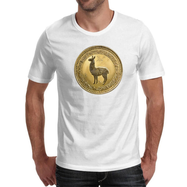 Camiseta Unissex Lhama coin - Imagem 2